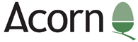 new Acorn logo